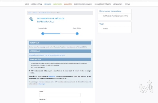 Governo de Minas divulga datas para exigência do licenciamento veicular de 2023