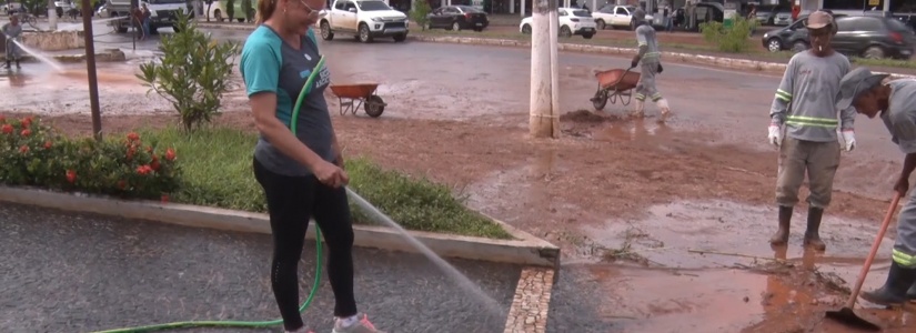 Chuva forte em Pará de Minas causa transtornos e prejuízos para moradores e comerciantes