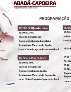 Pará de Minas recebe festival social Abadá Capoeira