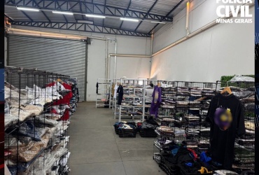 Polícia Civil apreende 7 toneladas de produtos falsificados em Pará de Minas
