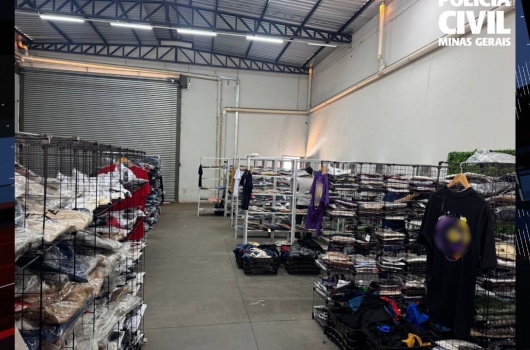 Polícia Civil apreende 7 toneladas de produtos falsificados em Pará de Minas