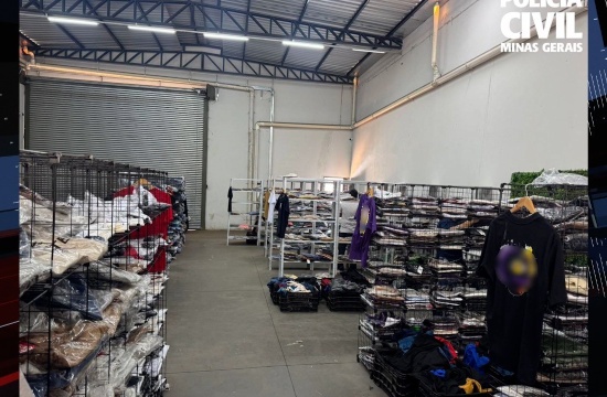 Polícia Civil apreende 7 toneladas de produtos falsificados em Pará de Minas