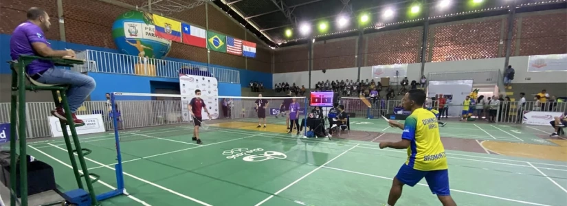 Abertura do 1º Campeonato Panamericano de Badminton de surdos em Pará de Minas