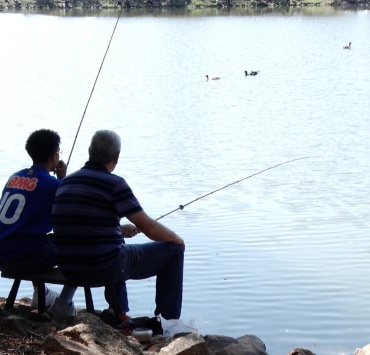 Parque do Bariri recebe grande público no fim de semana; local foi liberado para a pesca esportiva