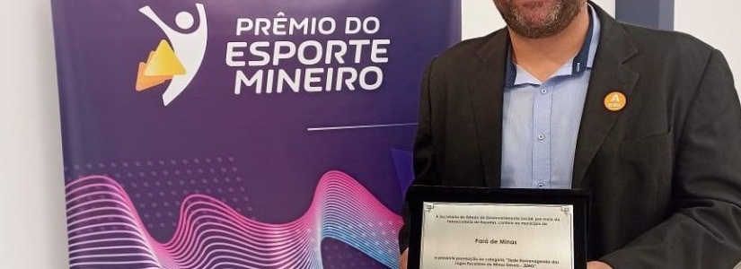 Pará de Minas recebe homenagem como melhor sede do Jemg