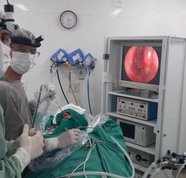 Hospital Nossa Senhora da Conceição realiza cirurgia inédita para caso de sinusite