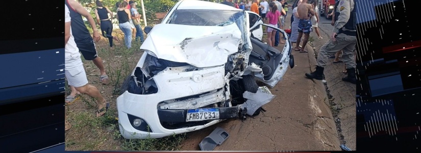 Acidente em Pitangui deixa 5 pessoas feridas